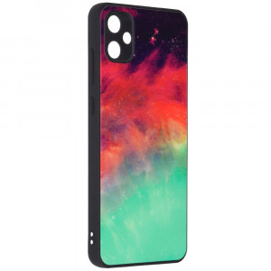 Husa Samsung Galaxy A05 cu sticla securizata, Techsuit Glaze - Fiery Ocea - Img 2