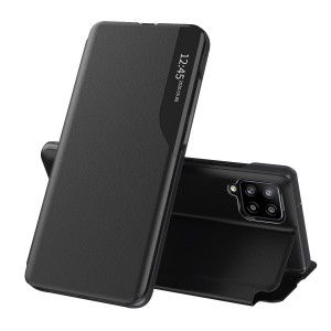 Husa Samsung Galaxy A12 tip carte, Techsuit eFold - Negru - Img 1