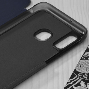 Husa Samsung Galaxy A20E tip carte, Techsuit eFold - Dark Blue - Img 8