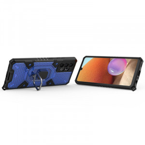 Husa Samsung Galaxy A53 5G cu inel, Techsuit Honeycomb - Albastru - Img 4