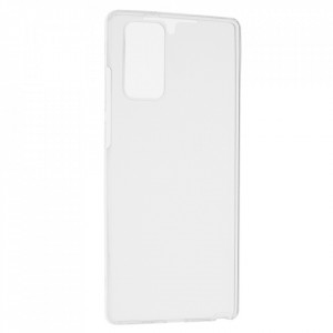 Husa Samsung Galaxy Note 20, din silicon TPU slim, Techsuit - Transparent - Img 3