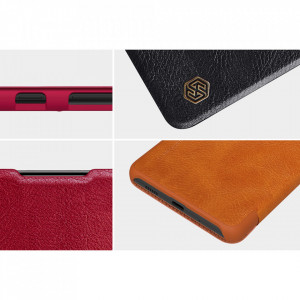 Husa Samsung Galaxy S21 Plus, Qin Leather Case, Nillkin - Negru - Img 5