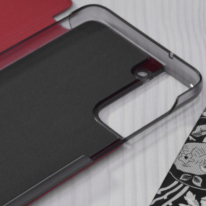 Husa Samsung Galaxy S21 Plus tip carte, Techsuit eFold - Rosu - Img 4