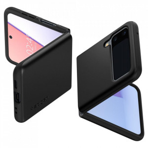 Husa Samsung Galaxy Z Flip 3 5G, Thin Fit Spigen - Negru - Img 7