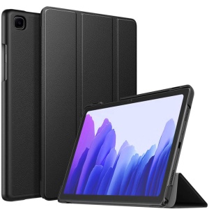 Husa tableta pentru Samsung Galaxy Tab A7 Lite, SKYDDAR INNOVATION, cu suport Multi-Unghi si functie Sleep/Wake, FoldPro, Negru, set cu sticker