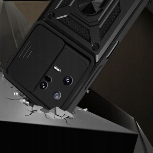 Husa Xiaomi 13 cu inel magnetic, Techsuit CamShield - Negru - Img 5