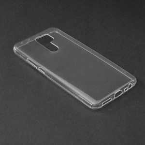 Husa Xiaomi Redmi 9, din silicon TPU slim, Techsuit - Transparent - Img 2