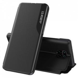 Husa Xiaomi Redmi Note 9S / Note 9 Pro / Note 9 Pro Max tip carte, Techsuit eFold - Negru - Img 1