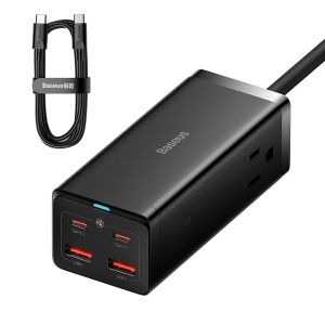Incarcator/Cablu de alimentare GaN3 Pro 100W, Baseus, Negru