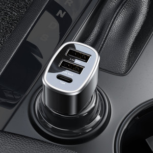 Incarcator Dual USB, Type-C, 49W - Yesido (Y47) - Black - Img 4