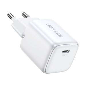 Incarcator USB-C, GaN, Fast Charging, 20W, 3A, QC4.0+, Ugreen Nexode CD318, Alb - Img 4