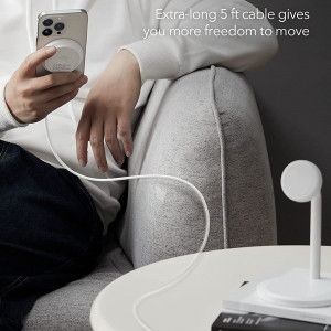 Incarcator Wireless Apple MagSafe - ESR HaloLock Shift - White - Img 6