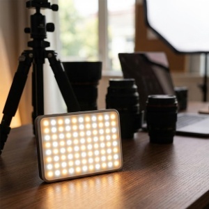 Lampa Selfie, 120 LED-uri, USB-C, Acumulator 3000mAh, 6W, Clip-on, Yesido, Negru - Img 6