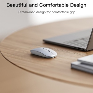 Mouse wireless, 2.4G, 1600 DPI, Ergonomic, Yesido, Negru - Img 5