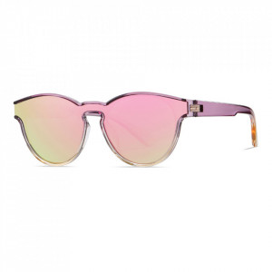 Ochelari de soare Unisex cu protectie UV (TR7545), Techsuit - Roz / Galbe / Mov - Img 1