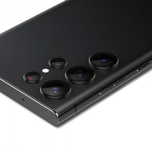 [Pachet 2x] Folie camera Samsung Galaxy S23 Ultra, GLAS.TR Ez-Fit - Negru - Img 4