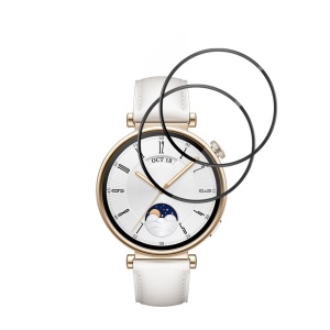 [Pachet 2x] Folie pentru Huawei Watch GT 4 41mm, protectie zgarieturi, set cu sticker, Nano Flex, Negru
