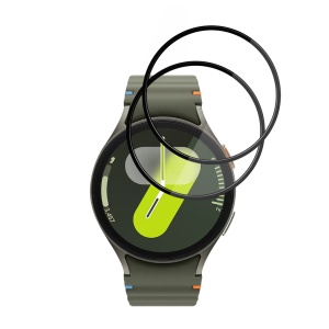 [Pachet 2x] Folie pentru Samsung Galaxy Watch7 44mm, protectie zgarieturi, set cu sticker, Nano Flex, Negru