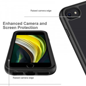 [Pachet 360°] Husa + Folie iPhone 5 / 5S / SE, Techsuit Defense - Negru - Img 5