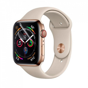 [Pachet 3x] Folie Apple Watch 4 / 5 / 6 / SE (40mm / 41mm), Neo Flex Spigen - Clear - Img 2