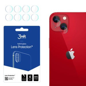 [Pachet 4x] Folie camera pentru iPhone 13, 3mk Lens Protection, Transparenta