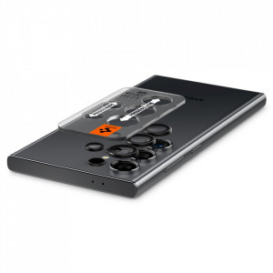 [Pachet x2] Foli Camera Samsung Galaxy S24 Ultra, Spigen Glas.tR Optik - Negru - Img 7