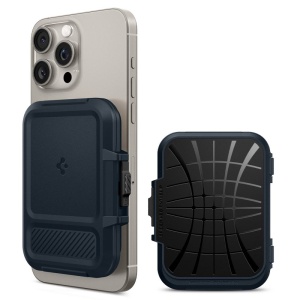 Portofel Universal pentru Telefon cu 2 Compartimente - Spigen Lock Fit Magsafe (AFA08526) - Metal Slate