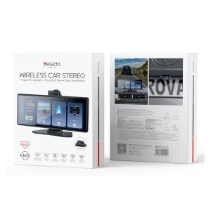 Radio auto wireless, CarPlay si Android Auto, Ecran 10.26 inch, Camera 4K, Yesido, Negru - Img 7