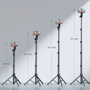 Selfie Stick pentru Telefon cu Trepied si Telecomanda, Ugreen LP680, Negru - Img 6