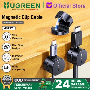 Set 3 x Suport de Cabluri, Magnetic, Ugreen LP886, Negru - Img 5