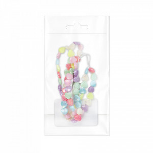 Snur universal telefon, 68cm (34cm prins), PIXIE - Inimioare - Img 2