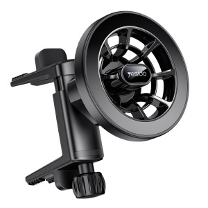 Suport auto telefon, Magnetic 20 Magneti N52, Grila Ventilatie Mercedes, Yesido, Negru