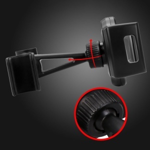 Suport auto tetiera, Brat telescopic 130-170mm, Rotire 360, Tableta si Telefon 4-10 inch, Yesido, Negru - Img 2