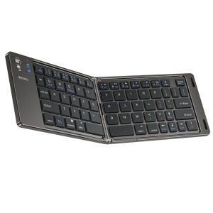 Tastatura wireless pliabila, Bluetooth 5.0, 150mAh, Ultra-thin, Yesido, Gri