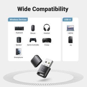 Adaptor BT5.3, USB, Plug&Play, Design Compact, Ugreen CM591, Negru - Img 2