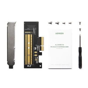 Adaptor M.2 NVME la PCIe 3.0 X4, Windows, Linux, Ugreen CM302, Negru - Img 7