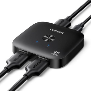 Adaptor Type-C, HDMI la 2x HDMI, 8K@60Hz, Ugreen, Negru