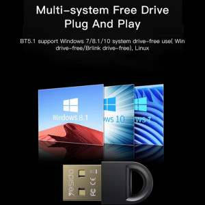 Adaptor Wireless USB-A la Bluetooth - Yesido (YAU34) - Black - Img 6