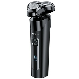 Aparat de Ras Electric Yesido MG05, 3 Capete Plutitoare, Display LED, Incarcare USB, 9500RPM, 600mAh, Negru