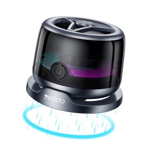 Boxa Portabila, Bluetooth 5.3, Magnetica, Lumini RGB, 3W, 400mAh, Yesido, Negru