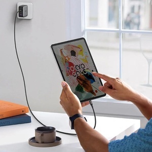 Cablu de Date USB-C la USB-C, 5A, 100W, 1m, Ugreen US557, Alb - Img 4