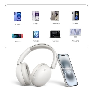 Casti fara Fir Bluetooth V5.4, Latenta Scazuta, Noise Isolation, Dual Pairing, Ugreen HiTune Max 2 HP205, Alb - Img 5