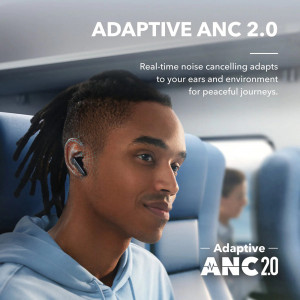Casti In-Ear Bluetooth 5.3, ANC 2.0, Hi-Res, LDAC, IPX4, Anker SoundCore Liberty 4 NC, (A3947G11) - Black - Img 4