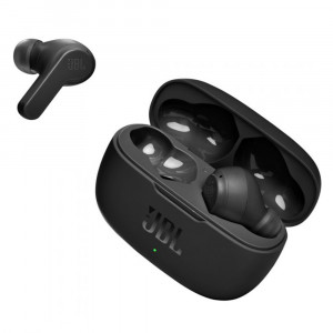 Casti In-Ear Wireless, BT 5.0, Microfon, Siri, JBL (Wave 200) - Negru - Img 3