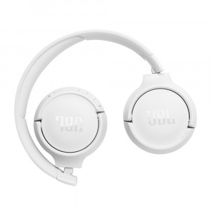 Casti On-Ear wireless, BT 5.3, pliabile, microfon, Siri, Google Assitent, JBL (Tune 520) - Alb - Img 8