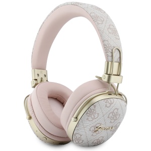 Casti Over-ear, BT, ENC - Guess Metal 4G Script Logo (GUBHP72P4SMDP) - Pink