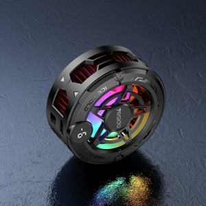 Cooler telefon, Magnetic, Semiconductor, RGB, Digital Display, Yesido, Negru - Img 3