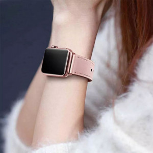 Curea Apple Watch (38mm / 40 mm / 41 mm), Techsuit W033 - Negru - Img 5