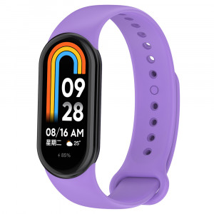 Curea silicon smartwatch Xiaomi Smart Band 8 / 8, Techsuit (W014) - Light Purple