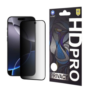 Folie de Sticla iPhone 16 Pro Max, Sticla Securizata, Lito, HD Pro, Privacy